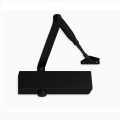 DEURDRANGER INCLUSIEF SCHAARARM T83G ZWART, EN 2-4, DEURBREEDTE TOT 1100MM