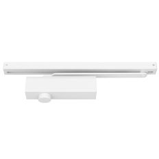 DEURDRANGER INCLUSIEF GLIJARM T63B BC WIT, EN-3, TANDHEUGEL, TOT 950MM DEURBREEDTE