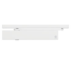 DEURDRANGER TS-62 CAM ACTION MET GLIJARM, KLEUR WIT, EN 2-5, INCLUSIEF SLUITVERTRAGING, SCHARNIERZIJDE