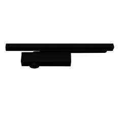 DEURDRANGER INCLUSIEF GLIJARM T63B BC ZWART, EN-3, TANDHEUGEL, TOT 950MM DEURBREEDTE